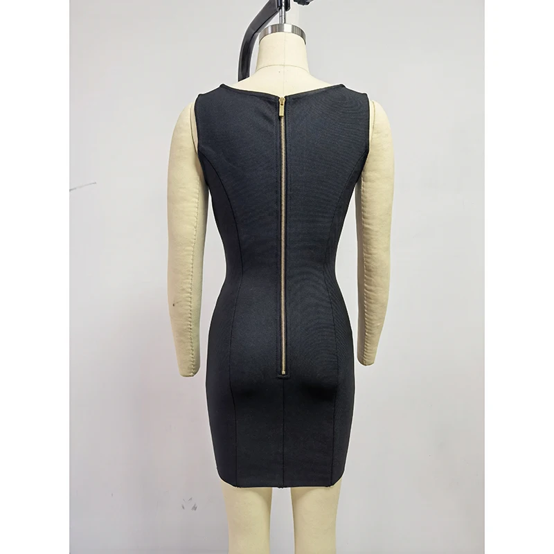 2021 Summer Sexy Women Nightclub Party Dress Buttons Korean Vintage Femme Sleeveless Chic Vestidos Casual Slim Mini Robe 60123
2021 Summer Sexy Women Nightclub Party Dress Buttons Korean Vintage Femme Sleeveless Chic Vestidos Casual Slim Mini Robe 60123