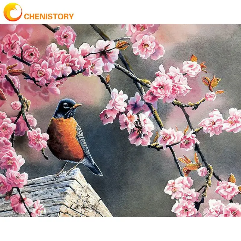 CHENISTORY Oil Painting Animal Drawing On Canvas HandPainted Art Gift DIY Pictures By Number Bird Kits Home Decoration
CHENISTORY Oil Painting Animal Drawing On Canvas HandPainted Art Gift DIY Pictures By Number Bird Kits Home Decoration