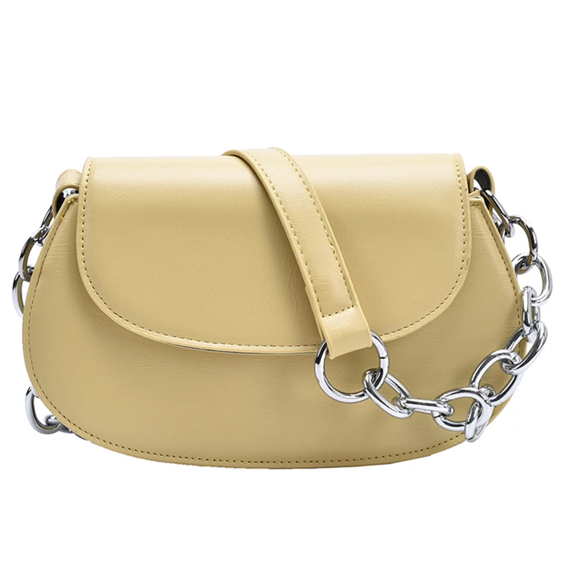 Color Solid Flap Saddle Bag 2020 Fashion New High Quality Pu Leather Women's Designer Handbag Chain Shoulder Bags Armpit Bag
Color Solid Flap Saddle Bag 2020 Fashion New High Quality Pu Leather Women's Designer Handbag Chain Shoulder Bags Armpit Bag