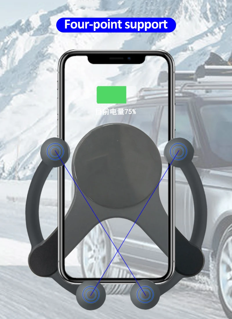 10W Automatic Clamping Qi Wireless Charging Mobile Phone Holder Gravity Bracket For iPhone 11 Samsung S10 Charging In Car 2019
10W Automatic Clamping Qi Wireless Charging Mobile Phone Holder Gravity Bracket For iPhone 11 Samsung S10 Charging In Car 2019