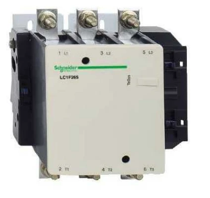 LC1F265M7 New Original Alternating-current Motor Control 3P Coil 220VAC 265A Contactor
LC1F265M7 New Original Alternating-current Motor Control 3P Coil 220VAC 265A Contactor