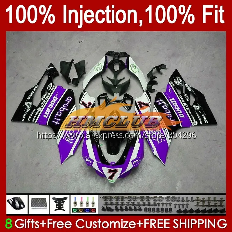 Injection For DUCATI 899 1199 S R Panigale 12 13 14 2015 2016 95No.42 1199R 899S Black Purple 1199S 2012 2013 2014 15 16 Fairing
Injection For DUCATI 899 1199 S R Panigale 12 13 14 2015 2016 95No.42 1199R 899S Black Purple 1199S 2012 2013 2014 15 16 Fairing