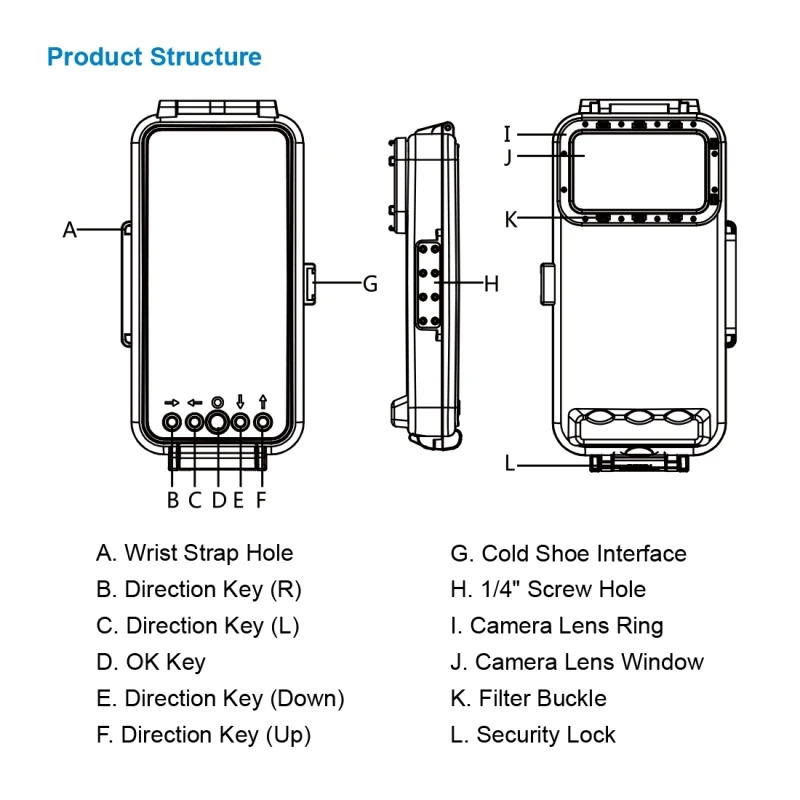 AM05-45M Waterproof Diving Housing Photo Video Taking Underwater Cover Case for Galaxy, Huawei with Type-C Port
AM05-45M Waterproof Diving Housing Photo Video Taking Underwater Cover Case for Galaxy, Huawei with Type-C Port