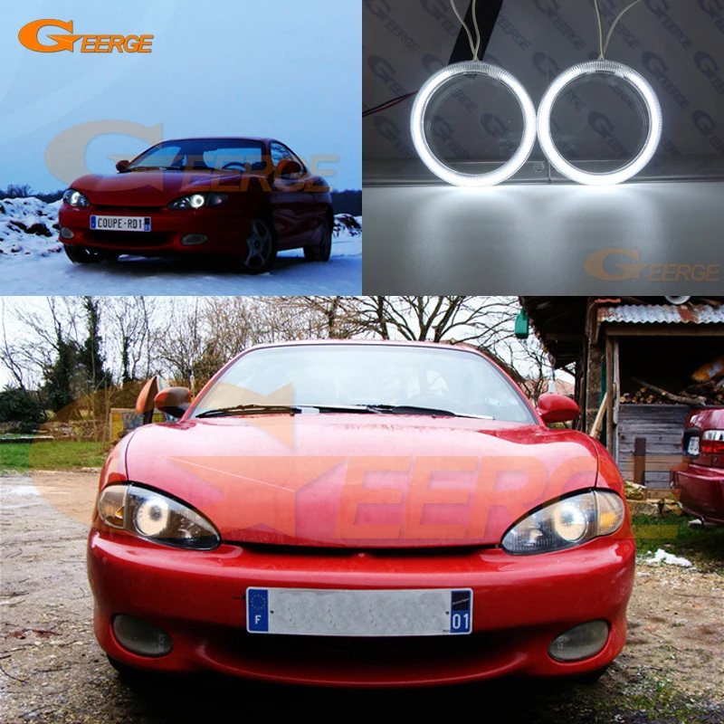 Для Hyundai Tiburon Coupe RD1 J2 F2 отличный ультра яркий CCFL ангельские глазки Halo кольца
