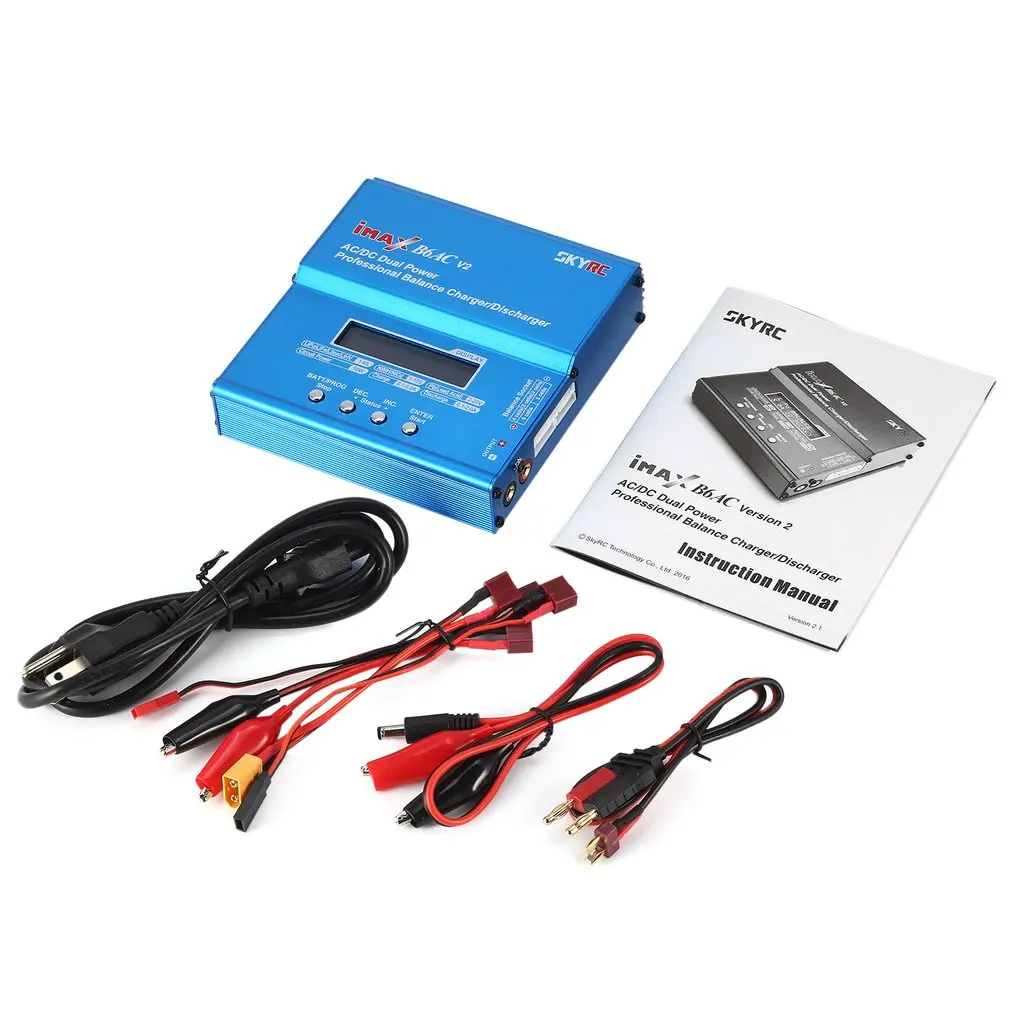 iMAX B6AC V2 50W Battery Charger Lipo NiMh Li-ion Ni-Cd Digital RC Balance Charger Lipro Charger Discharger + 15V 6A Adapter
iMAX B6AC V2 50W Battery Charger Lipo NiMh Li-ion Ni-Cd Digital RC Balance Charger Lipro Charger Discharger + 15V 6A Adapter