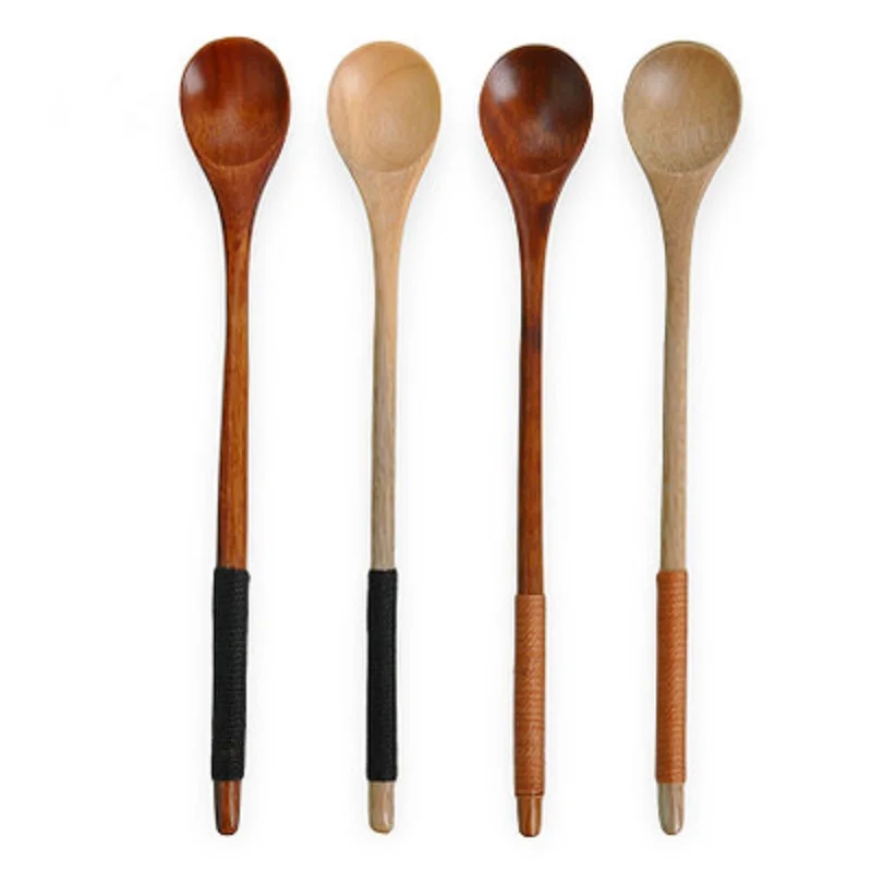 100pcs Japanese Style Mixing Spoon Long Handle Coffee Spoon Wooden Honey Spoon WB1547 
100pcs Japanese Style Mixing Spoon Long Handle Coffee Spoon Wooden Honey Spoon WB1547