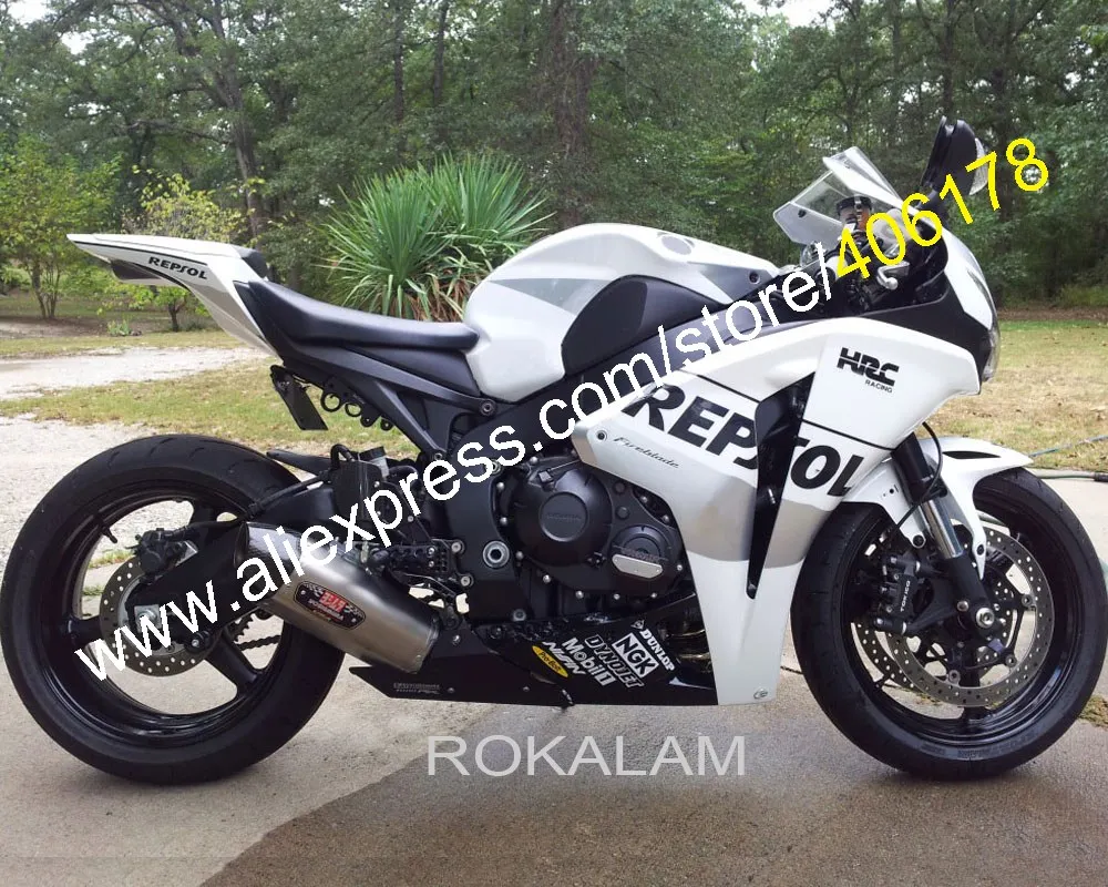 Обтекатели для Honda 08 09 10 11 CBR1000RR CBR 1000 RR 1000RR 2008 2009 2010 2011 белый комплект изготовления