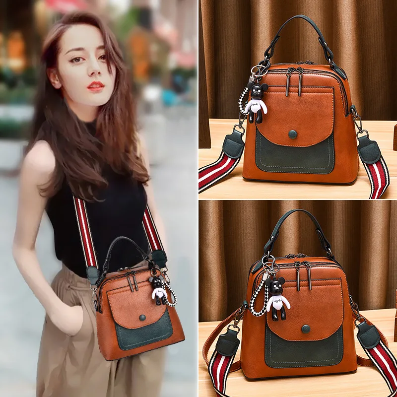 Маленькая сумка, новинка 2020, модный рюкзак, женская двойная сумка через плечо, универсальная сумка-мессенджер, женская сумка на одно плечо 
Маленькая сумка, новинка 2020, модный рюкзак, женская двойная сумка через плечо, универсальная сумка-мессенджер, женская сумка на одно плечо