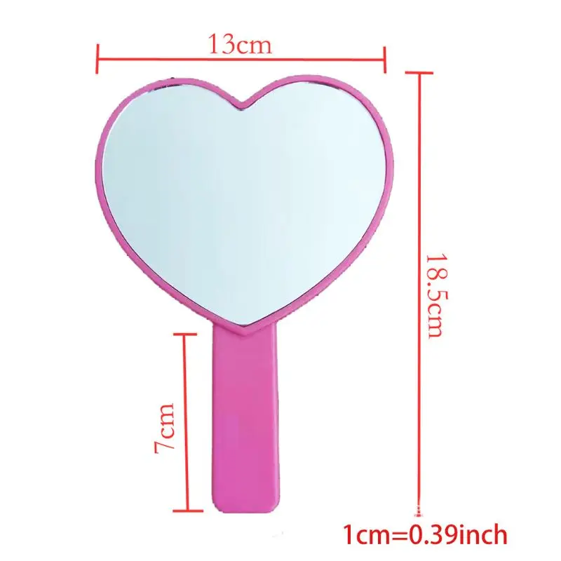 Portable Heart-Shaped Handheld Mirror with Handle Candy Color Cosmetic Tools U2JD
Portable Heart-Shaped Handheld Mirror with Handle Candy Color Cosmetic Tools U2JD