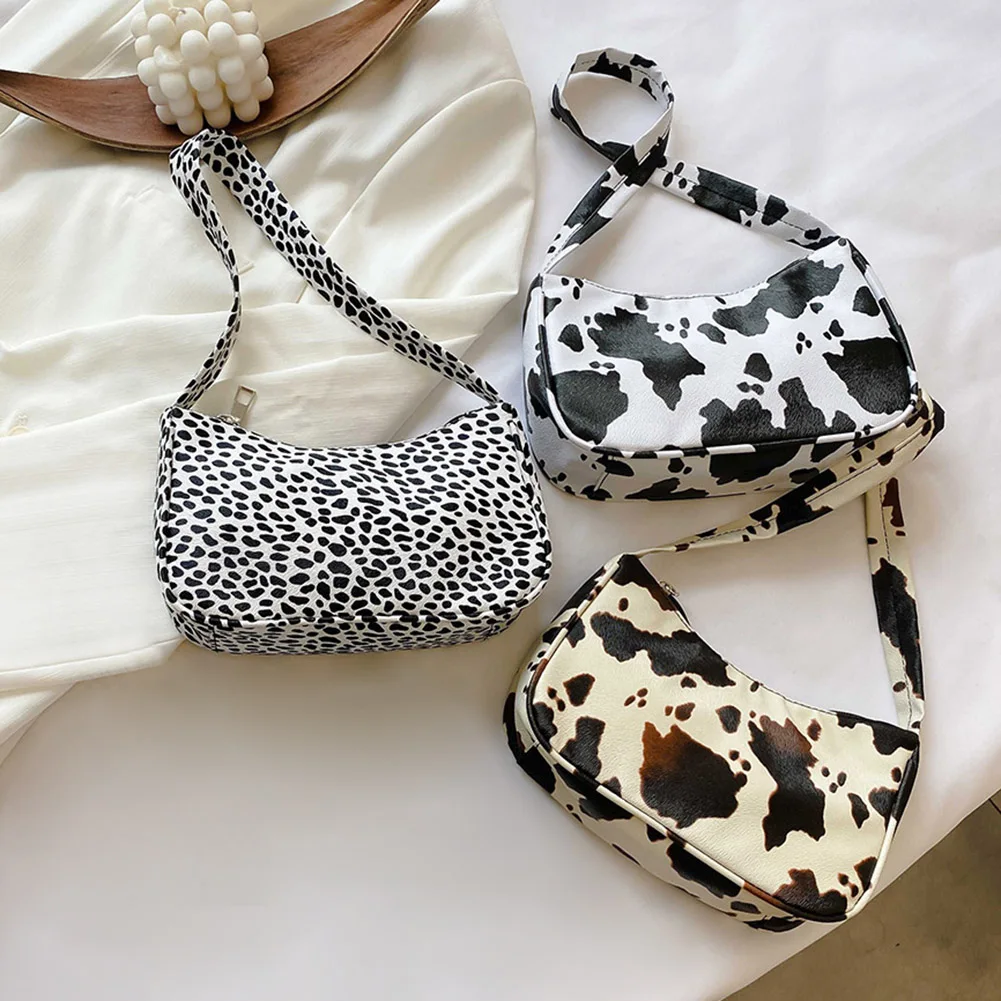 Cow Pattern Polka Dot Printing Leather Ladies Handbag Fashion Casual All-match Shoulder Bag Popular Simple Female Daily Bag
Cow Pattern Polka Dot Printing Leather Ladies Handbag Fashion Casual All-match Shoulder Bag Popular Simple Female Daily Bag