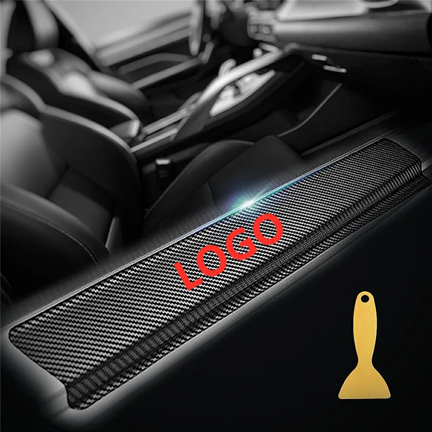 Car Styling 4Pcs Carbon Fiber Threshold Stickers Door Sill Protector Decal for Audi Q7 3D Carbon Fiber Vinyl Car Body
Car Styling 4Pcs Carbon Fiber Threshold Stickers Door Sill Protector Decal for Audi Q7 3D Carbon Fiber Vinyl Car Body