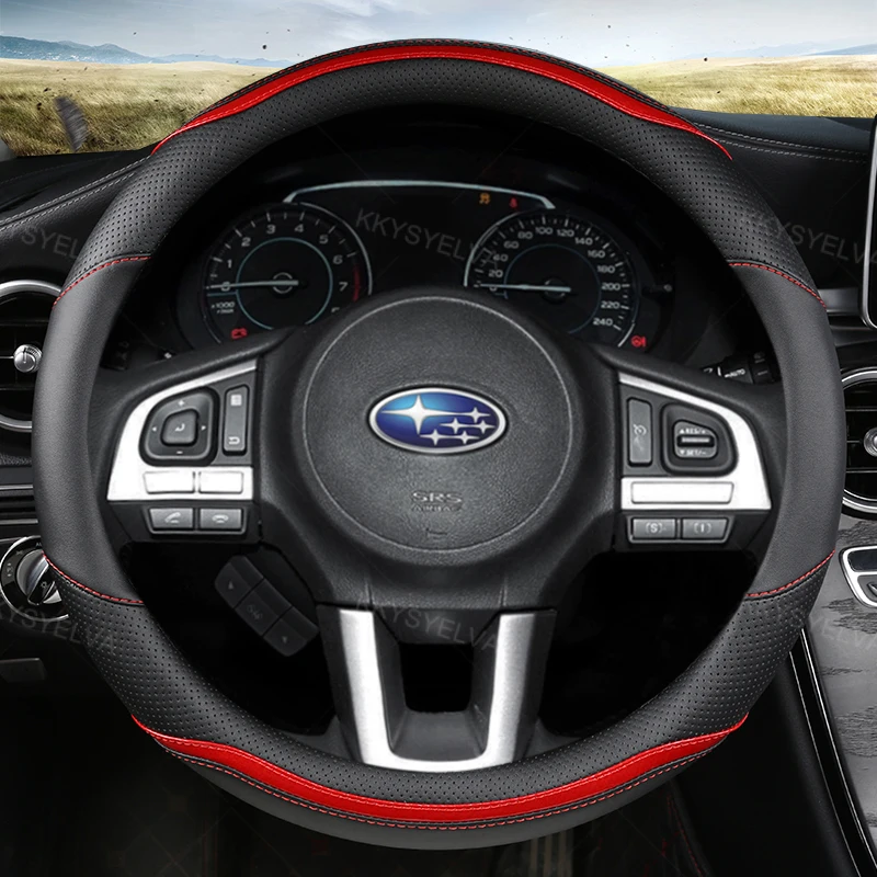 Carbon Fibre Leather 38CM Car Steering Wheel Cover Anti-slip for Subaru Forester Legacy XV BRZ WRX High Quality Auto Accessories
Carbon Fibre Leather 38CM Car Steering Wheel Cover Anti-slip for Subaru Forester Legacy XV BRZ WRX High Quality Auto Accessories