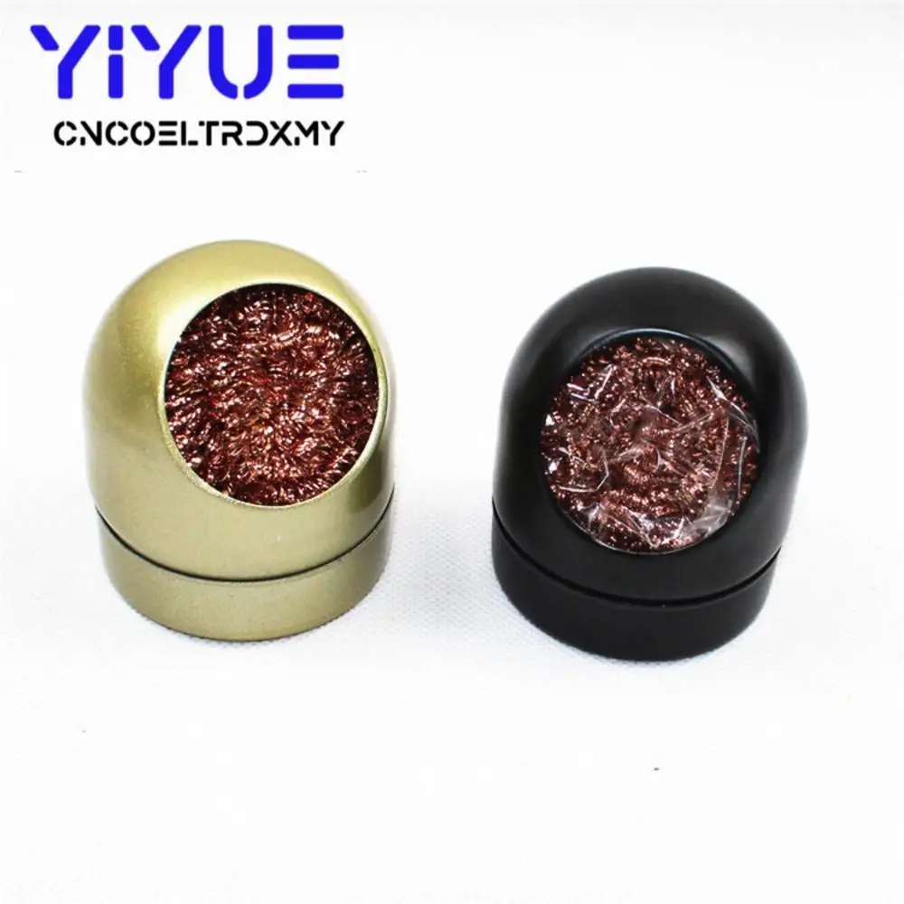 Black Gold Welding Desoldering Soldering Solder Iron Tip Dross Cleaner Cleaning Steel Ball Mesh Filter Tin Remove
Black Gold Welding Desoldering Soldering Solder Iron Tip Dross Cleaner Cleaning Steel Ball Mesh Filter Tin Remove