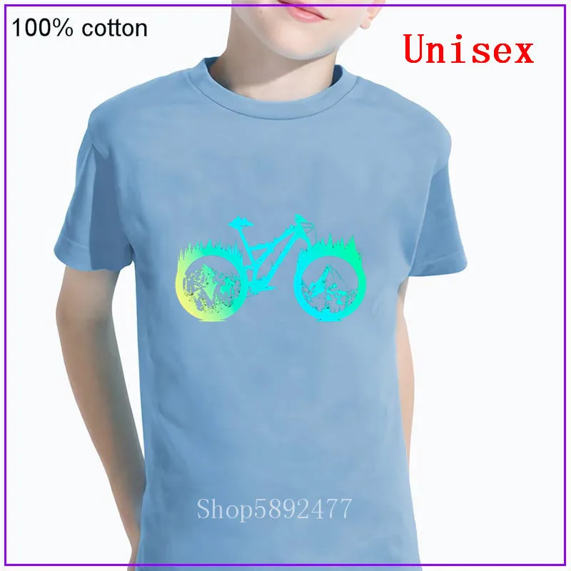 Футболка Cildren 2020 MTB Enduro велосипедная футболка для мальчиков и девочек из хлопка