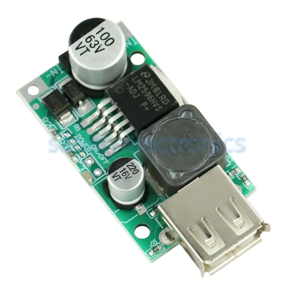 LM2596HV DC Step Down 5V USB Charger Converter Module 9V 12V 24V 36V 48V to 3A 15W|Запасные части| |