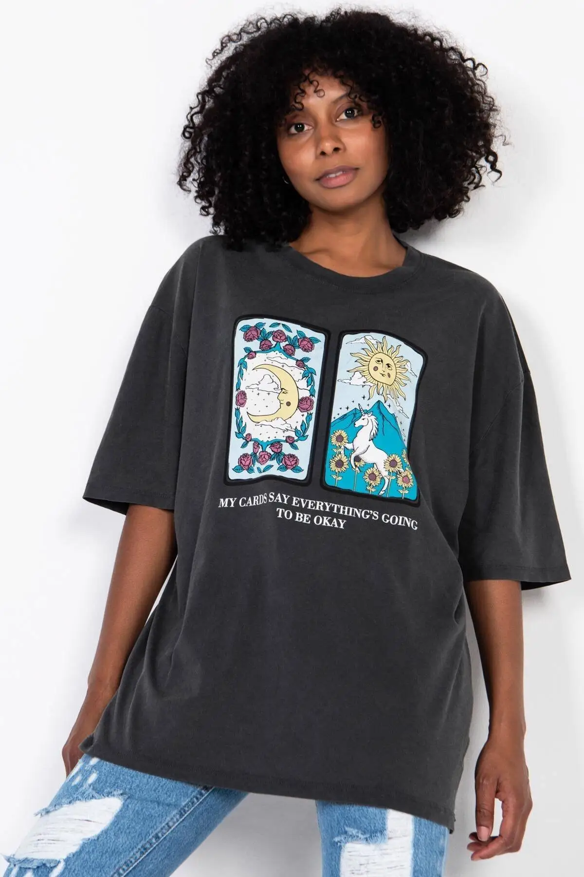 Summer/Spring Loose Comfortable Cotton T-shirts Print Women Summer Aesthetic Clothes Tees Cotton O Neck Tops For My Card Says
Summer/Spring Loose Comfortable Cotton T-shirts Print Women Summer Aesthetic Clothes Tees Cotton O Neck Tops For My Card Says