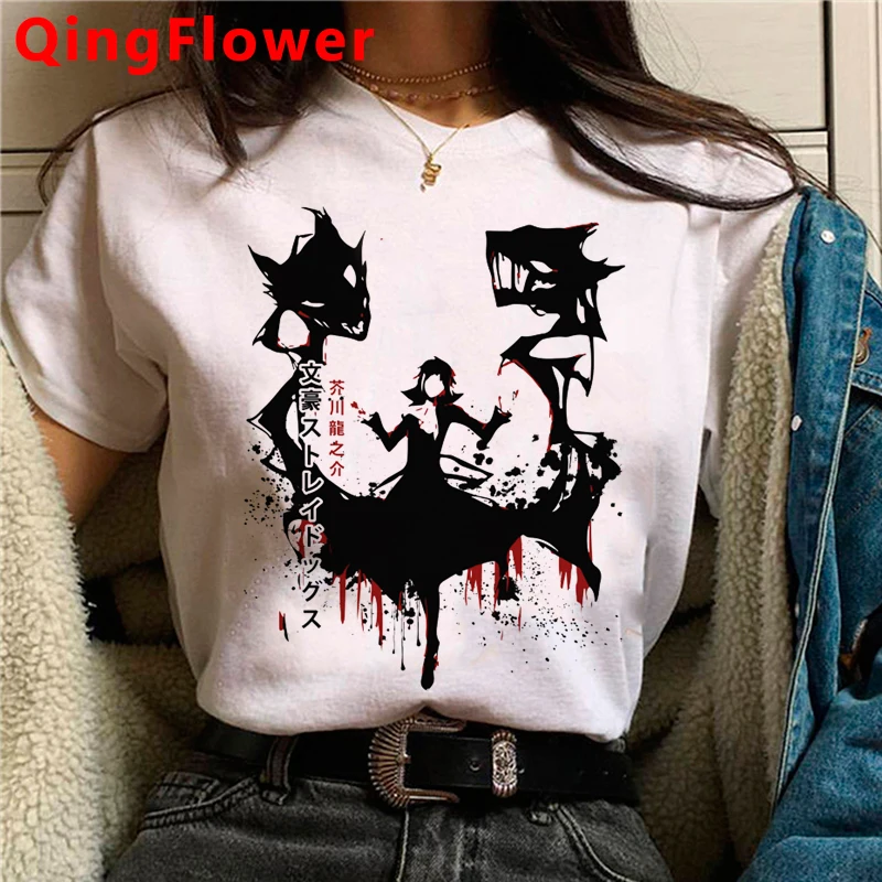 Bungou Stray Dogs top tees tshirt women streetwear print white t shirt kawaii harajuku kawaii t-shirt aesthetic
Bungou Stray Dogs top tees tshirt women streetwear print white t shirt kawaii harajuku kawaii t-shirt aesthetic