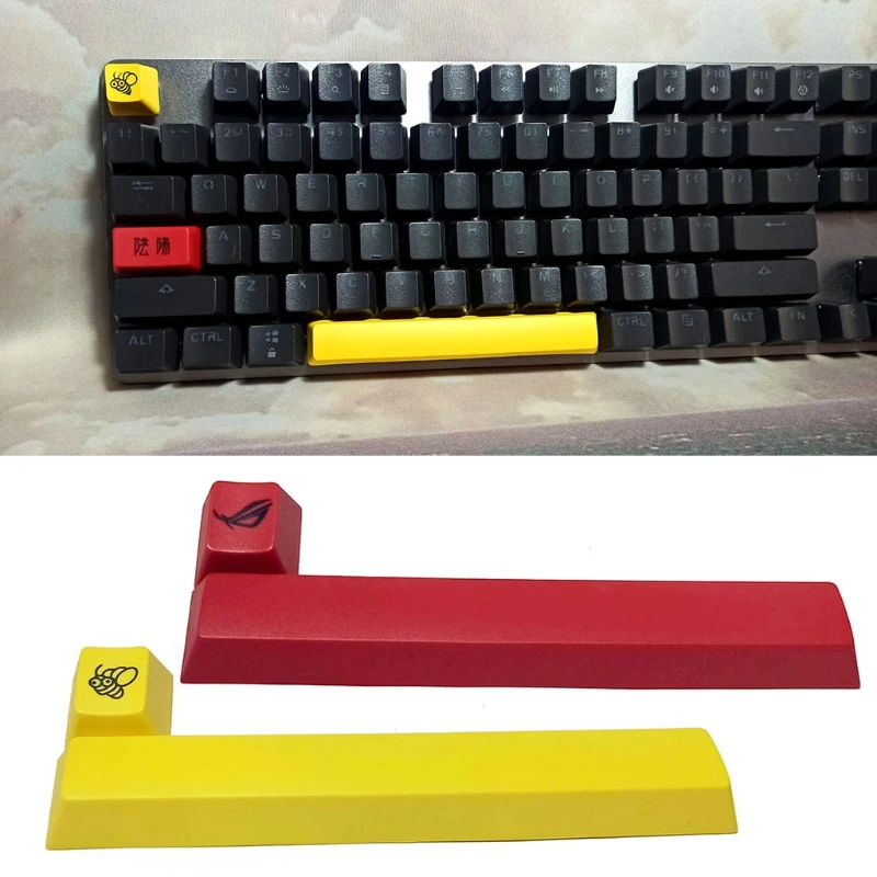 Клавиатура Cherry Profile PBT 6,25u Space + клавиатура R4 для механической клавиатуры Cherry MX, игровой плеер «сделай сам», красный/желтый
Клавиатура Cherry Profile PBT 6,25u Space + клавиатура R4 для механической клавиатуры Cherry MX, игровой плеер «сделай сам», красный/желтый