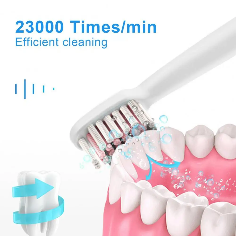 High Frequency Vibration 1Set Useful Women Sonic Oral Brush Skid-resistant Handle Oral Brush Long Battery Life for Adult
High Frequency Vibration 1Set Useful Women Sonic Oral Brush Skid-resistant Handle Oral Brush Long Battery Life for Adult