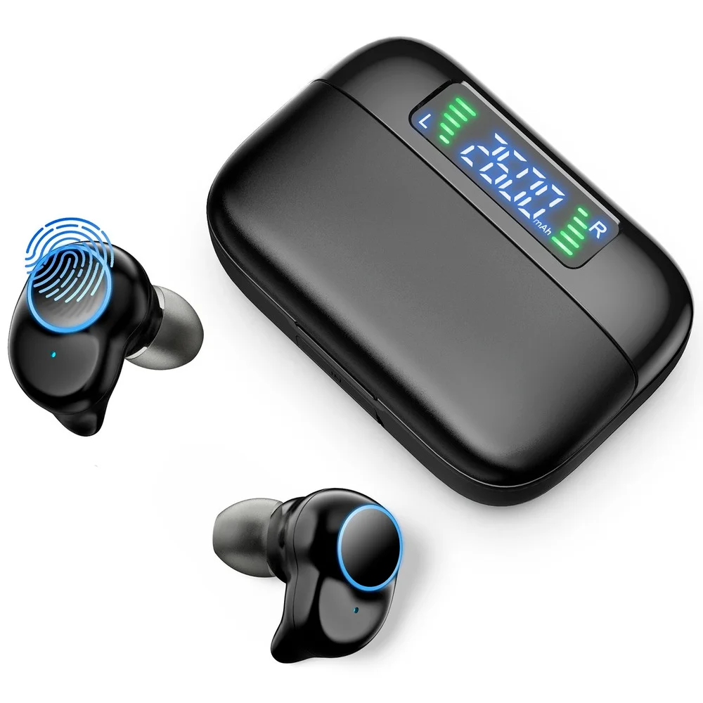 Wireless Earbuds Bluetooth 5.0 TWS Digital Display Headset IPX5 Waterproof Stereo Bass Headset with Power Supply
Wireless Earbuds Bluetooth 5.0 TWS Digital Display Headset IPX5 Waterproof Stereo Bass Headset with Power Supply