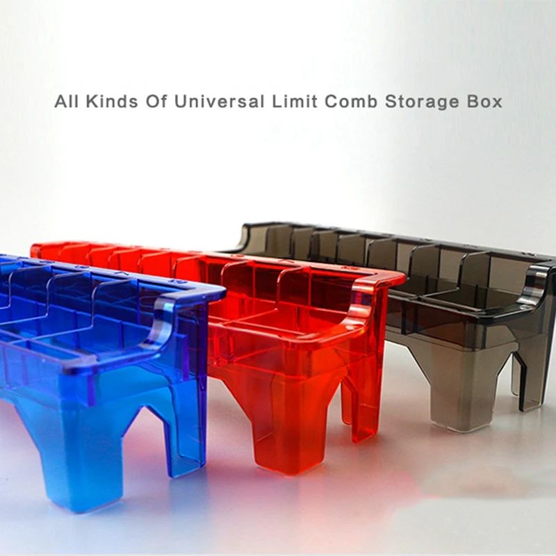 2x 8 Grid Guide Limit Comb Storage Box Hair Clipper Organizer Case Salon Barber Tool Blue & Black
2x 8 Grid Guide Limit Comb Storage Box Hair Clipper Organizer Case Salon Barber Tool Blue & Black