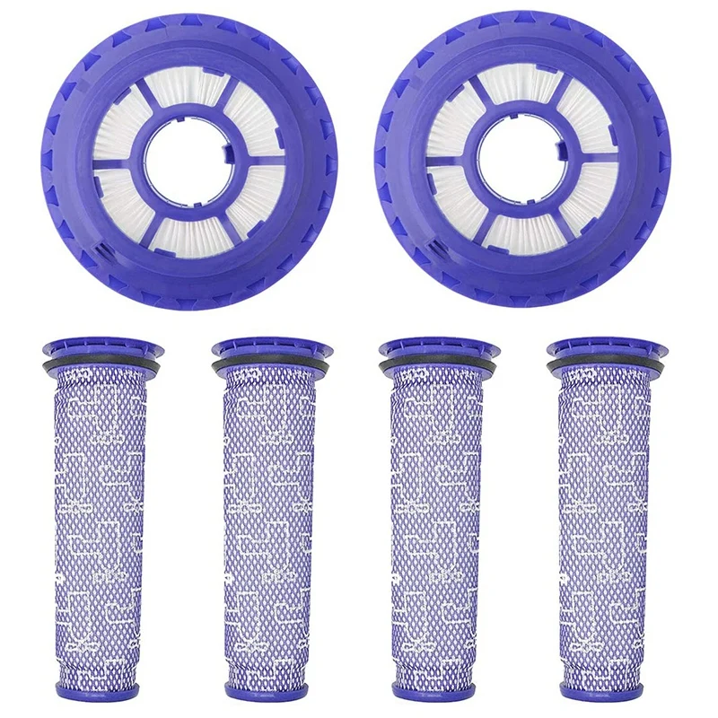 2 Pack HEPA Post Filter & 4 Pack Pre Filter Replacement for Dyson DC65 DC66 DC41 UP13 UP20 Animal Multi Floor
2 Pack HEPA Post Filter & 4 Pack Pre Filter Replacement for Dyson DC65 DC66 DC41 UP13 UP20 Animal Multi Floor