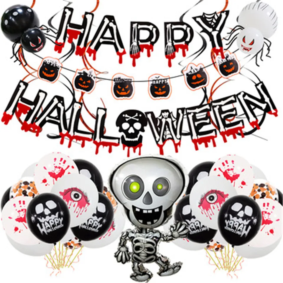 Halloween Aluminum Film Balloons Pumpkin Head Bat Spider Air Balls Happy Halloween Balloons Festival Party Decoration Cartoon
Halloween Aluminum Film Balloons Pumpkin Head Bat Spider Air Balls Happy Halloween Balloons Festival Party Decoration Cartoon