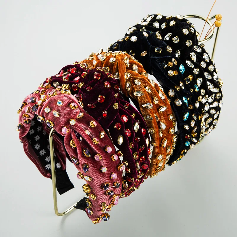 Fashion High Quality Retro Baroque Hairbands Hair Accessories Handmade Sparkly Full Diamond Rhinestone Headbands For Women
Fashion High Quality Retro Baroque Hairbands Hair Accessories Handmade Sparkly Full Diamond Rhinestone Headbands For Women