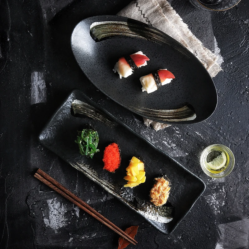 Japanese Style Oval Ceramic Plate Fish Plate Sushi Plate Steak Dish Restaurant Kitchen Tableware
Japanese Style Oval Ceramic Plate Fish Plate Sushi Plate Steak Dish Restaurant Kitchen Tableware
