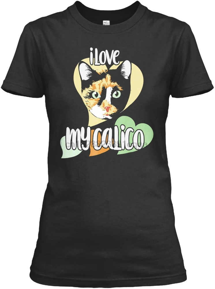 Мужская футболка Calico Cat Love тенниска женская | одежда