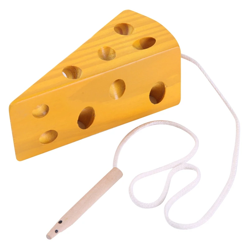 1Pc Wooden Educational Baby Kindergarten Mouse Thread Cheese Plaything Early Learning Toys
1Pc Wooden Educational Baby Kindergarten Mouse Thread Cheese Plaything Early Learning Toys