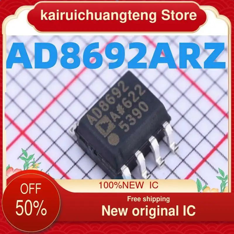 (1 шт.) AD8692ARZ AD8692 AD8692A SOP8 новый оригинальный IC двойной CMOS выход Операционный усилитель чип
(1 шт.) AD8692ARZ AD8692 AD8692A SOP8 новый оригинальный IC двойной CMOS выход Операционный усилитель чип