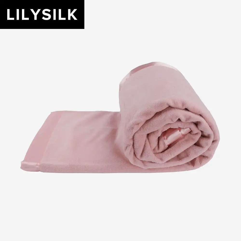 Шелковое Одеяло LilySilk чистый 100% класса А красивый уход за кожей роскошный розовый