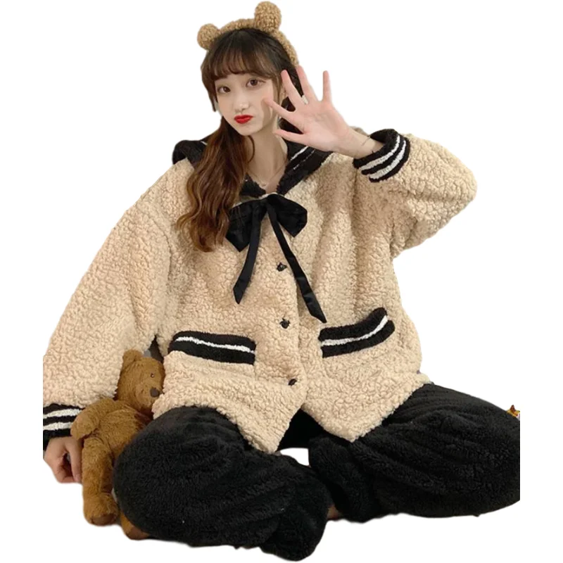 New Summer thin Pajamas Sets Women Sleepwear Homes Clothing Cotton Pajama Home Wear Womens Pyjamas Set Spring Pants Nightwear 
New Summer thin Pajamas Sets Women Sleepwear Homes Clothing Cotton Pajama Home Wear Womens Pyjamas Set Spring Pants Nightwear