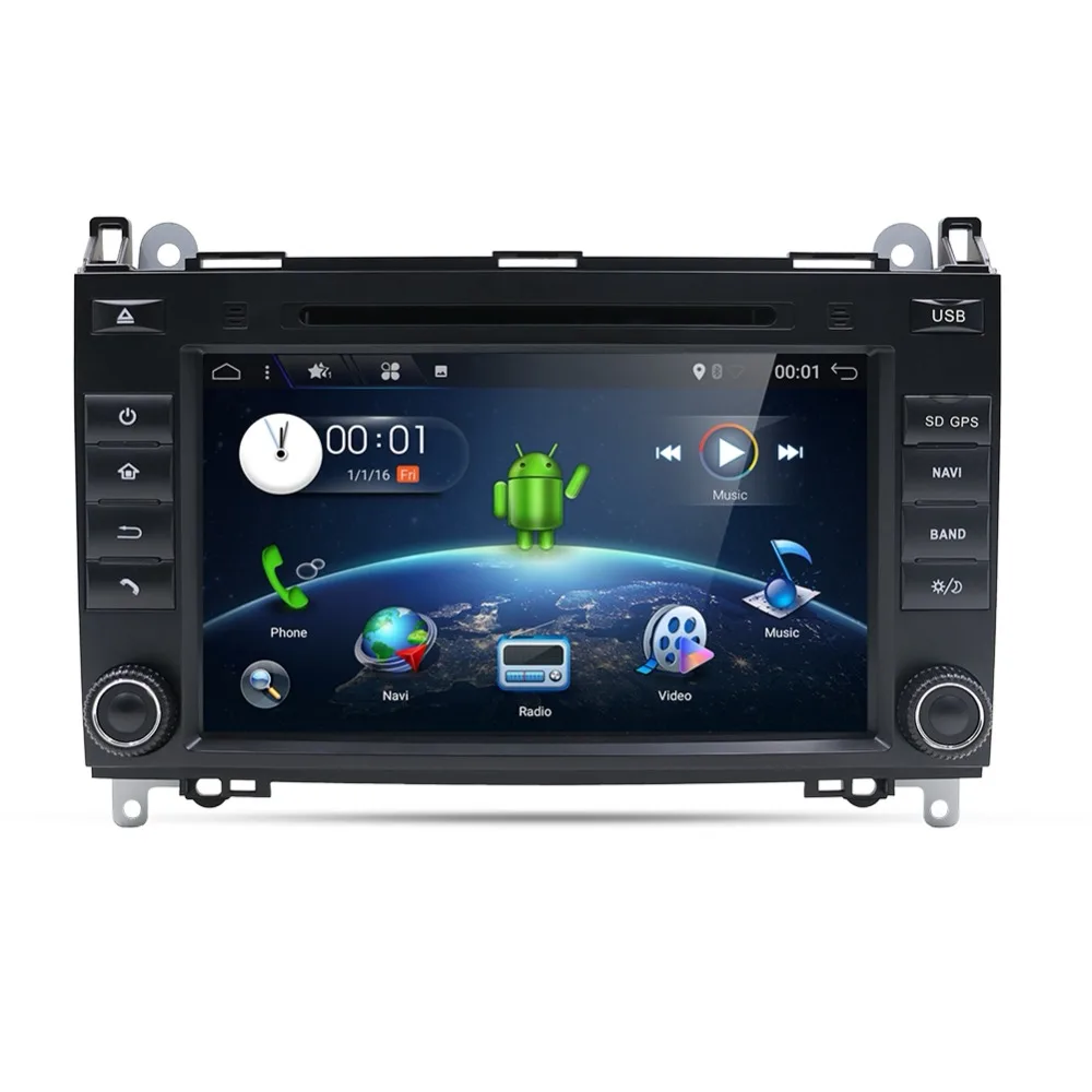 2DIN автомобильный DVD плеер радио GPS Navi Мультимедиа Стерео для Mercedes Benz Sprinter B200 W209 W169 B