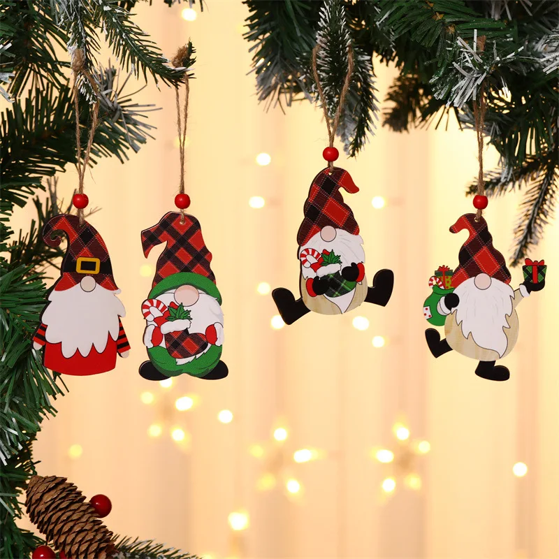 New Christmas Wooden Painted Wooden Pendant Christmas Tree Faceless Elderly Ornaments Christmas Decorations Navidad 2022
New Christmas Wooden Painted Wooden Pendant Christmas Tree Faceless Elderly Ornaments Christmas Decorations Navidad 2022