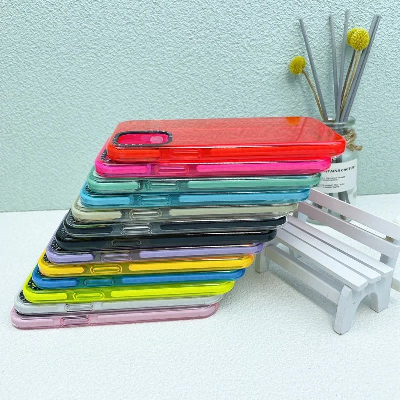 INS Clear Solid Color Shockproof Silicone Soft Phone Case For iphone 11 12 Pro Max 13 SE 2020 7 8 Plus 11Pro XS Max X XR Cover
INS Clear Solid Color Shockproof Silicone Soft Phone Case For iphone 11 12 Pro Max 13 SE 2020 7 8 Plus 11Pro XS Max X XR Cover