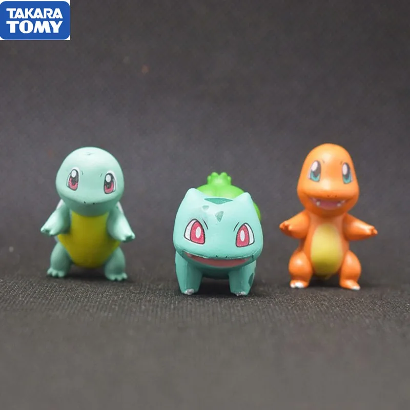 TAKARA TOMY Pokemon pikachu Charmander Bulbasaur Squirtle anime action & toy figures model toys for children
TAKARA TOMY Pokemon pikachu Charmander Bulbasaur Squirtle anime action & toy figures model toys for children