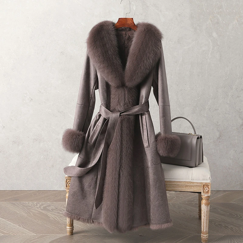 High imitation Fox Fur Coat Women's Mid-Length 2022 Winter New Close-Fitting Leather Rabbit Fur Leather Faux Fur Fur Coat
High imitation Fox Fur Coat Women's Mid-Length 2022 Winter New Close-Fitting Leather Rabbit Fur Leather Faux Fur Fur Coat