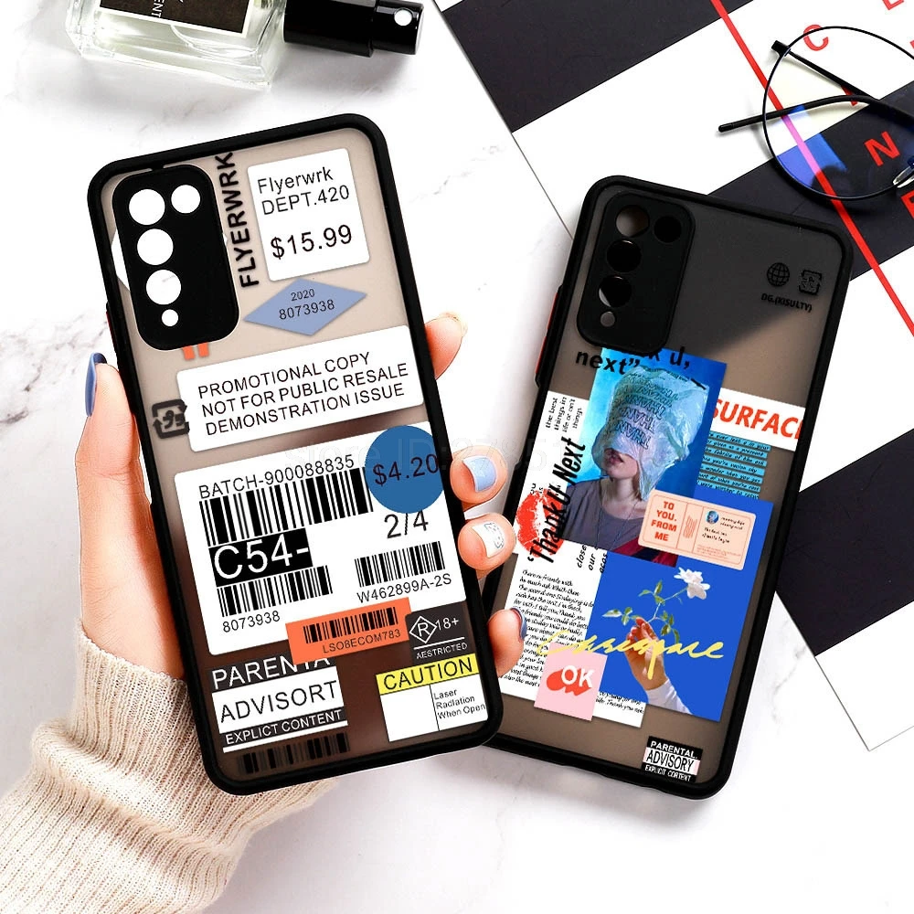 Чехол для Honor 8X роскошная этикетка чехол с прямыми краями Hauwei 10X 30 Lite 9X 9A 20 30S Nova 5T