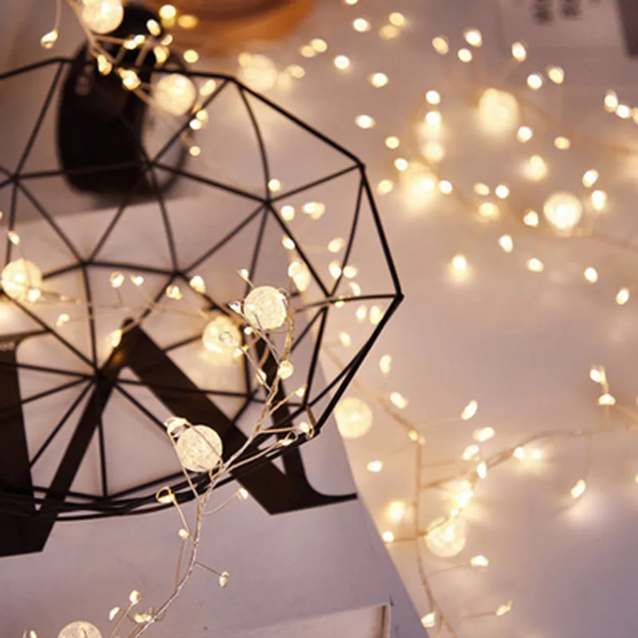 Christmas Globe Crackle String Lights 500 LED Crystal Ball Garland Lights Wedding Party Decoration Fairy Light For Home Bedroom
Christmas Globe Crackle String Lights 500 LED Crystal Ball Garland Lights Wedding Party Decoration Fairy Light For Home Bedroom