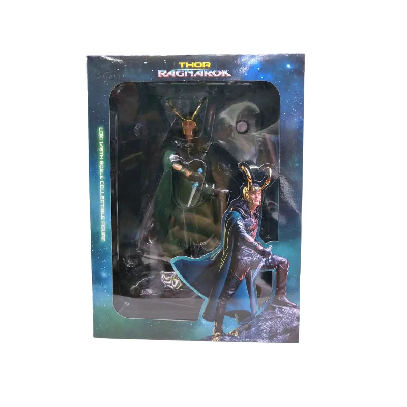 25cm Marvel The Avengers Thor: Ragnark Loki 1/10 Battle scene Statue hand-made model ornaments
25cm Marvel The Avengers Thor: Ragnark Loki 1/10 Battle scene Statue hand-made model ornaments