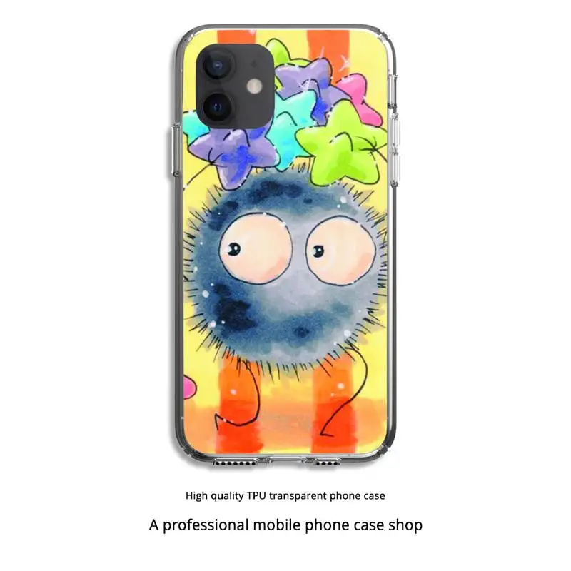 Spirited Away Soot Totoro Phone Case Clear Cover For Iphone 5 6 7 8 11 12 plus XR X XS SE2020 11/12PRO Max Transparent
Spirited Away Soot Totoro Phone Case Clear Cover For Iphone 5 6 7 8 11 12 plus XR X XS SE2020 11/12PRO Max Transparent