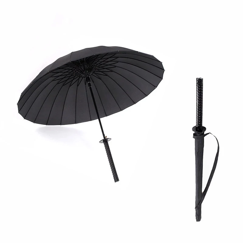 Long Handle Umbrella Large Windproof Straight Knife Umbrella Sword Creative Ninja-like Japanese Samurai Umbrella Automatic Open
Long Handle Umbrella Large Windproof Straight Knife Umbrella Sword Creative Ninja-like Japanese Samurai Umbrella Automatic Open