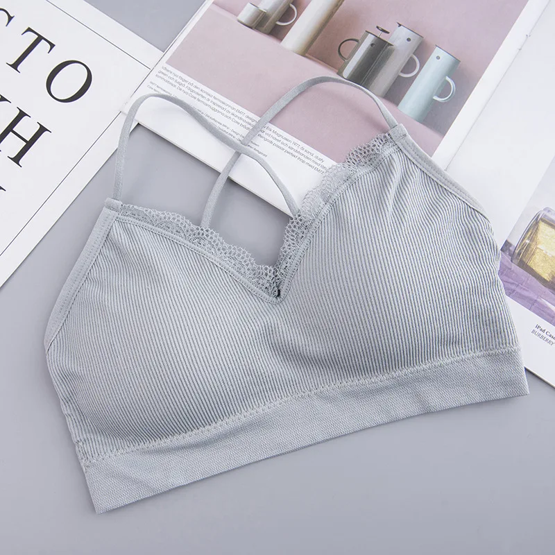 Women Tube Tops Lace Crop Top Seamless Underwear Korean Bralette Push Up Sexy Lingerie Cross Back Bandeau Top
Women Tube Tops Lace Crop Top Seamless Underwear Korean Bralette Push Up Sexy Lingerie Cross Back Bandeau Top