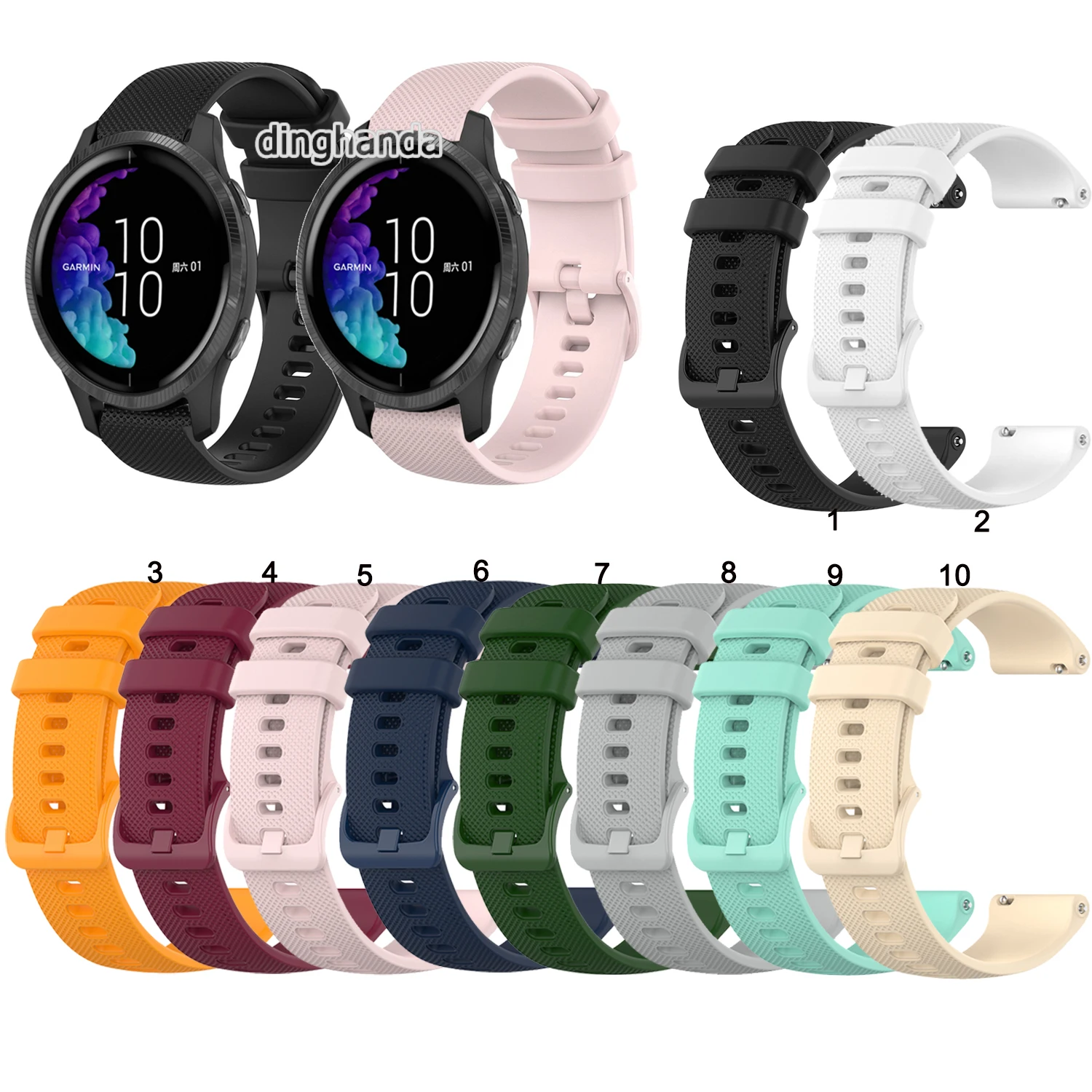Красочный мягкий силиконовый ремешок для смарт-часов Garmin Вену кв Смарт-часы замена 20 мм наручные Ремешки Correa
Красочный мягкий силиконовый ремешок для смарт-часов Garmin Вену кв Смарт-часы замена 20 мм наручные Ремешки Correa