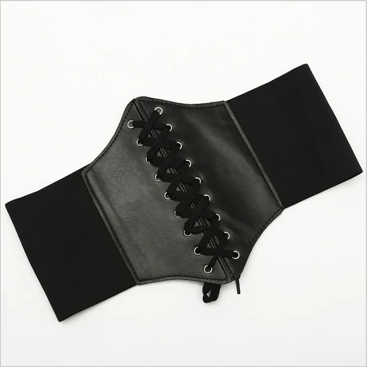 Corset Wide Belt PU Leather Fiber Belt Ladies Elastic Belt New wide version of the women's waist seal
Corset Wide Belt PU Leather Fiber Belt Ladies Elastic Belt New wide version of the women's waist seal