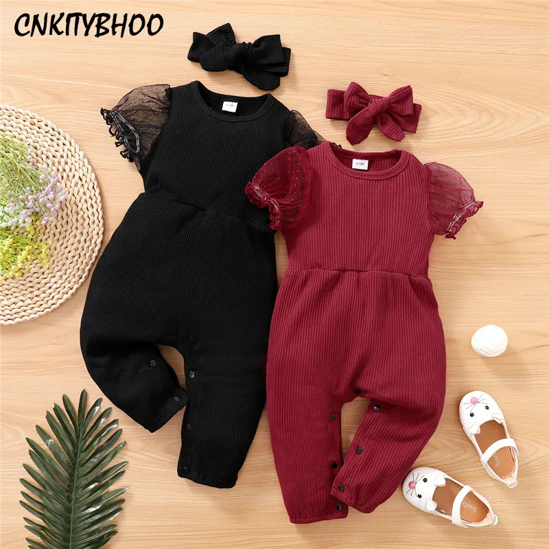 Baby Girl Jumpsuit Patchwork Short Sleeve Cotton Jumpsuits For Toddler Girls Cute Loose Casual Soft Rompers
Baby Girl Jumpsuit Patchwork Short Sleeve Cotton Jumpsuits For Toddler Girls Cute Loose Casual Soft Rompers