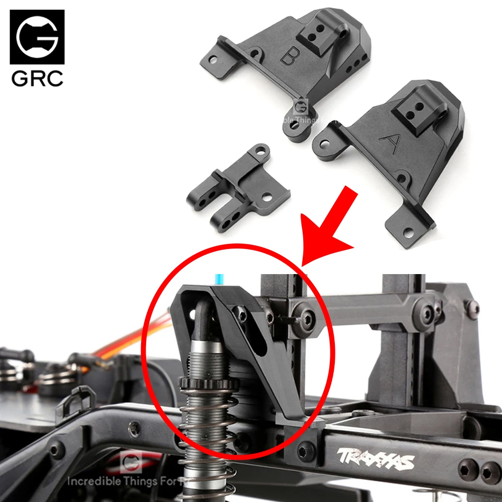 GRC Metal adjustable Front Rear Shock Absorbers mount Bracket for 1/10 TRX4 Defender 82056-4 BRONCO RC Crawler Cars
GRC Metal adjustable Front Rear Shock Absorbers mount Bracket for 1/10 TRX4 Defender 82056-4 BRONCO RC Crawler Cars