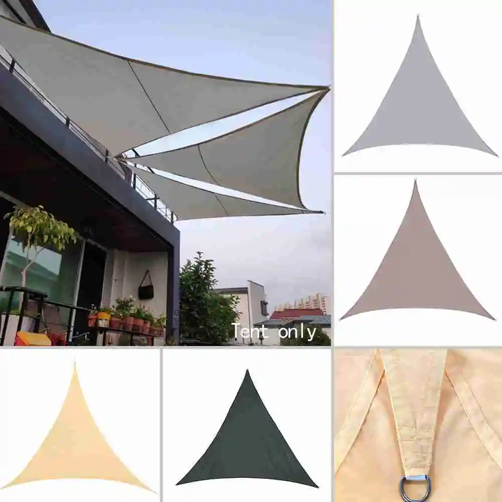1pc Waterproof Sun Shade Sail Triangle Sunshade Sail For Garden Patio Outdoor Awings Canopy Pool Awning Camping Sun Shelter Tent
1pc Waterproof Sun Shade Sail Triangle Sunshade Sail For Garden Patio Outdoor Awings Canopy Pool Awning Camping Sun Shelter Tent